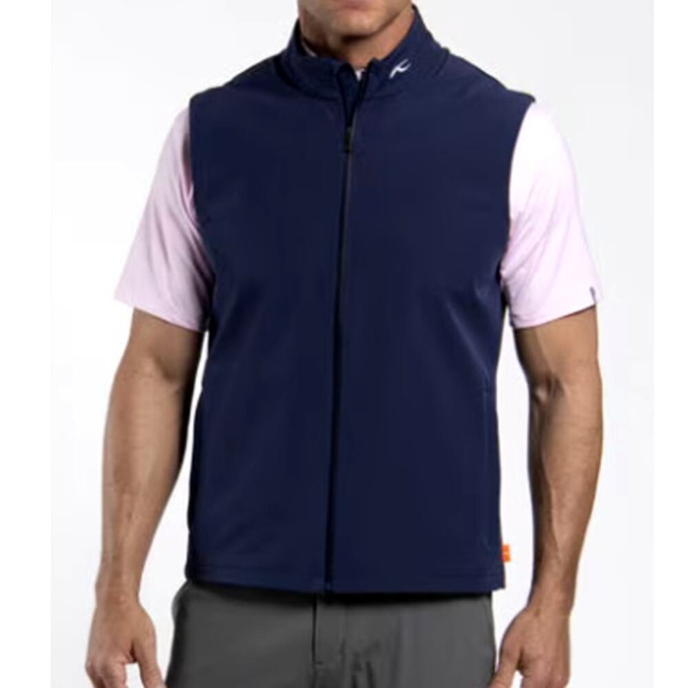 Kjus Downswing Wind Vest Atlanta Blue Size XL 54-56